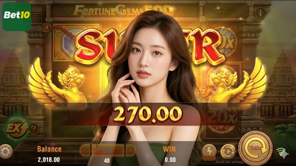 Fortune Gems Bet10 - Como funciona o slot da Bet10